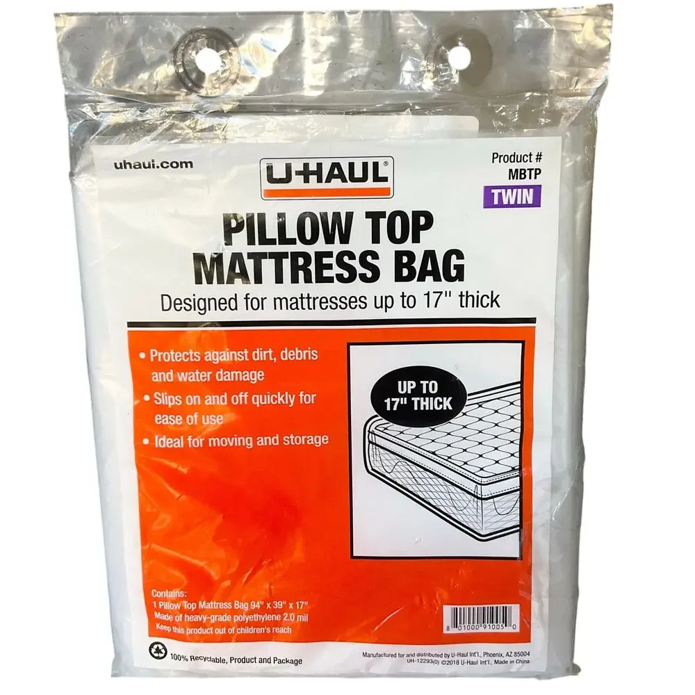 U - HAUL Pillow Top Mattress Bag - Twin MBTP